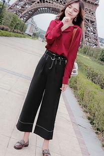 网红套装裤女士图片,时尚女士必备穿搭指南